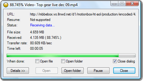 Download Accelerator Manager (DAM)