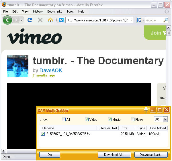 download video from vimeo